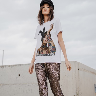 CAMISETA LINDA CABARET BLANCA