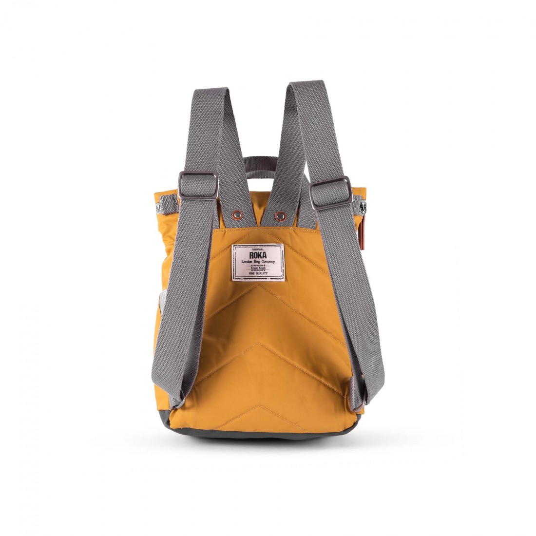 ROKA LONDON CANFIELD C SMALL SUSTAINABLE NYLON BACKPACK CORN