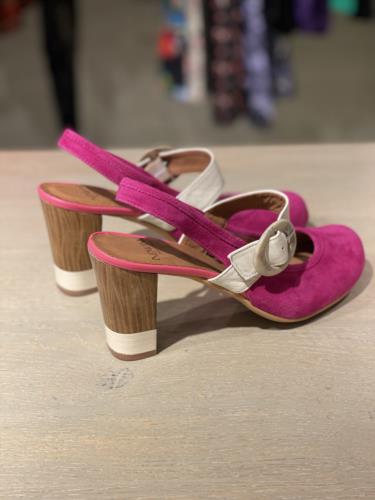 ZAPATO PARA MUJER NEMONIC 2306 ANTE FUCSIA/NATA