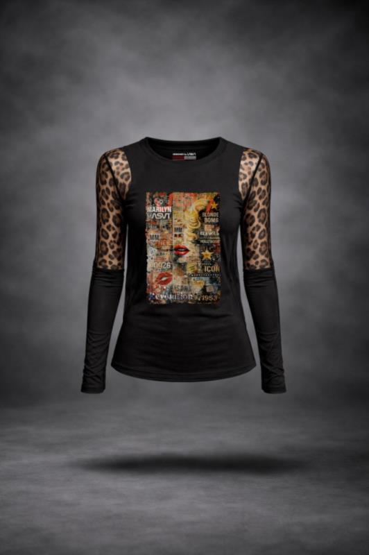 Camiseta de mujer LaSaL 1953 negro