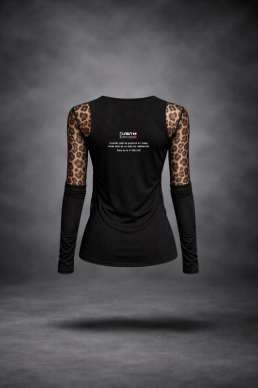 Camiseta de mujer LaSaL 1953 negro