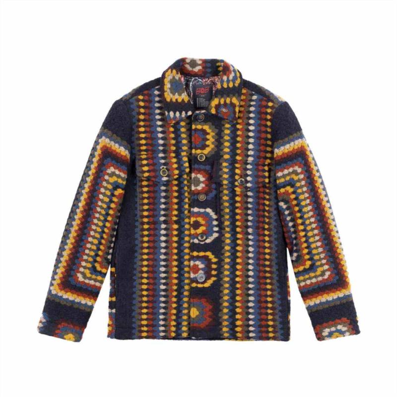 CHAQUETA PARA HOMBRE BOB GIACCA CAMICIA TESSUTO UNCINETTO