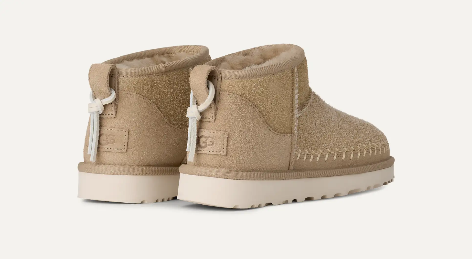Mujer UGG Bota Classic Ultra Mini Biarritz Mustard Seed