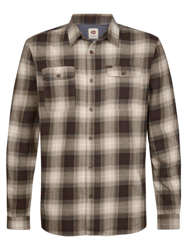 Camisa a cuadros de algodón ironmark