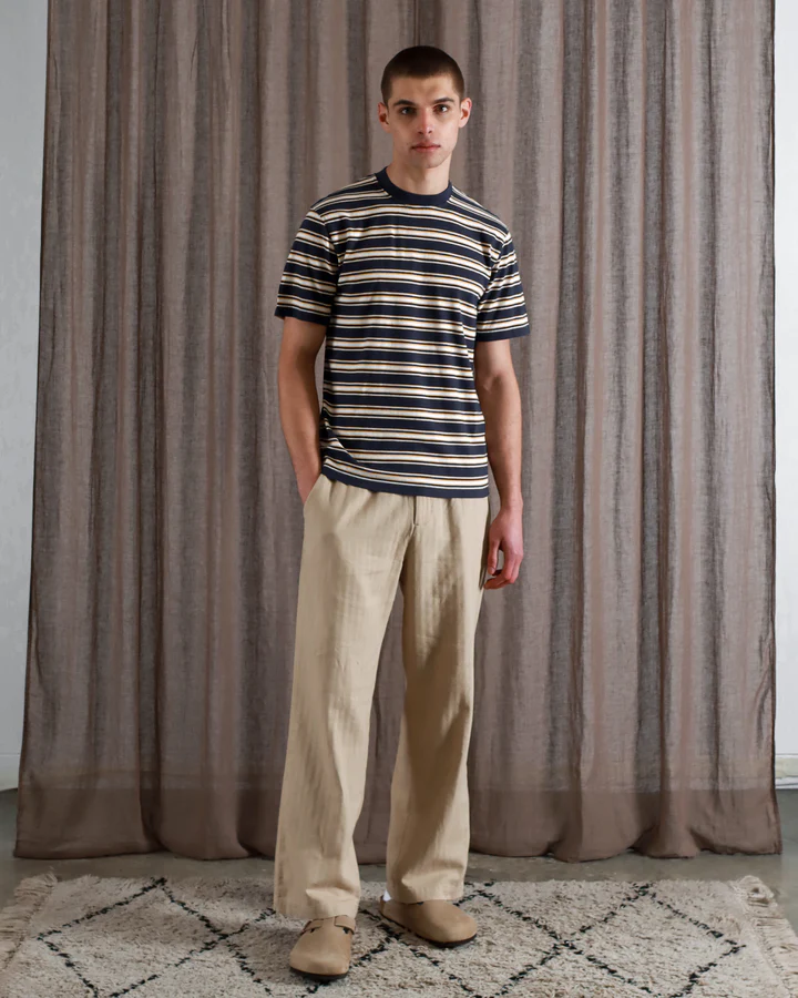 Crew Neck T-Shirt - Brighton Stripe