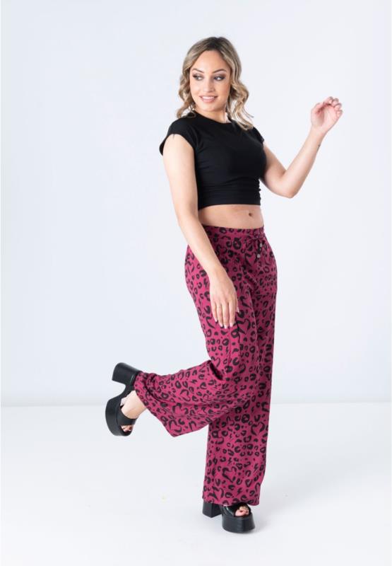 PANTALON ANIMOSA GUEPARDA CEREZA