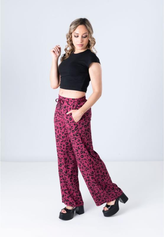 PANTALON ANIMOSA GUEPARDA CEREZA