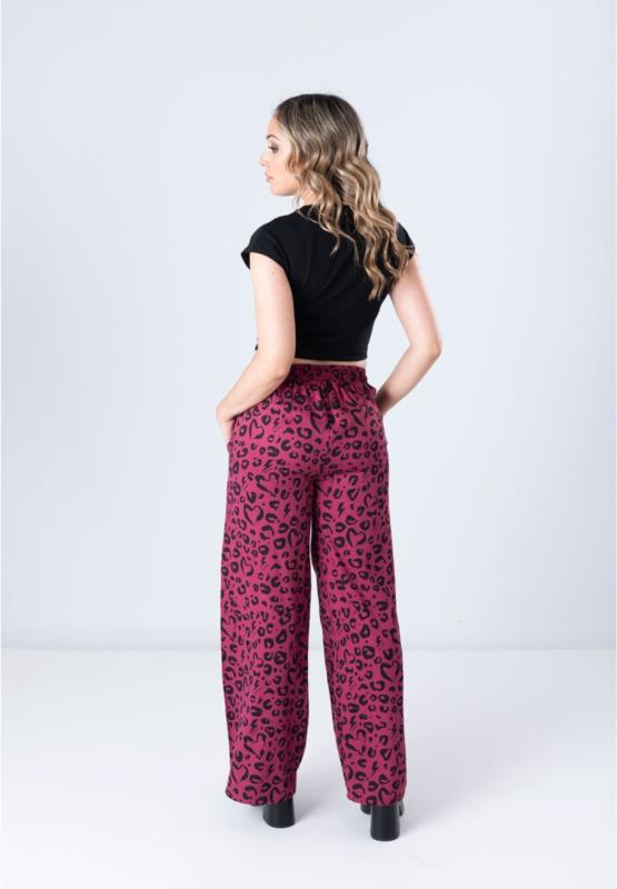 PANTALON ANIMOSA GUEPARDA CEREZA