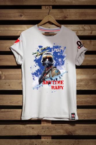 CAMISETA DE HOMBRE ANYTIME BLANCA