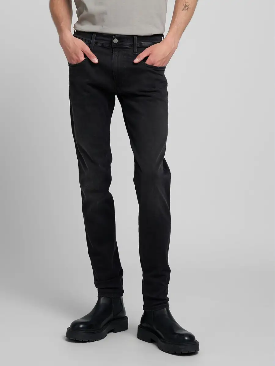 VAQUEROS REPLAY HIPERFLEX SLIM FIT ANBASS BLACK