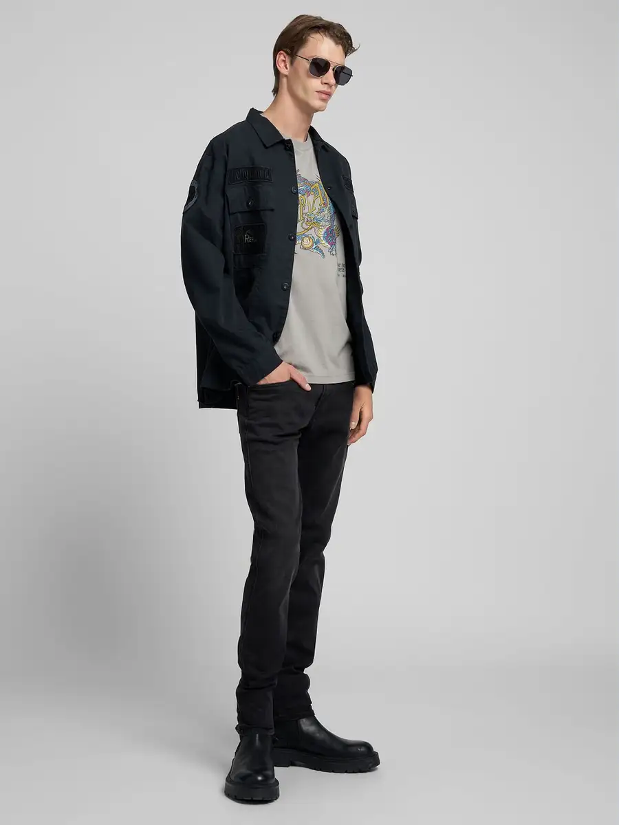 VAQUEROS REPLAY HIPERFLEX SLIM FIT ANBASS BLACK