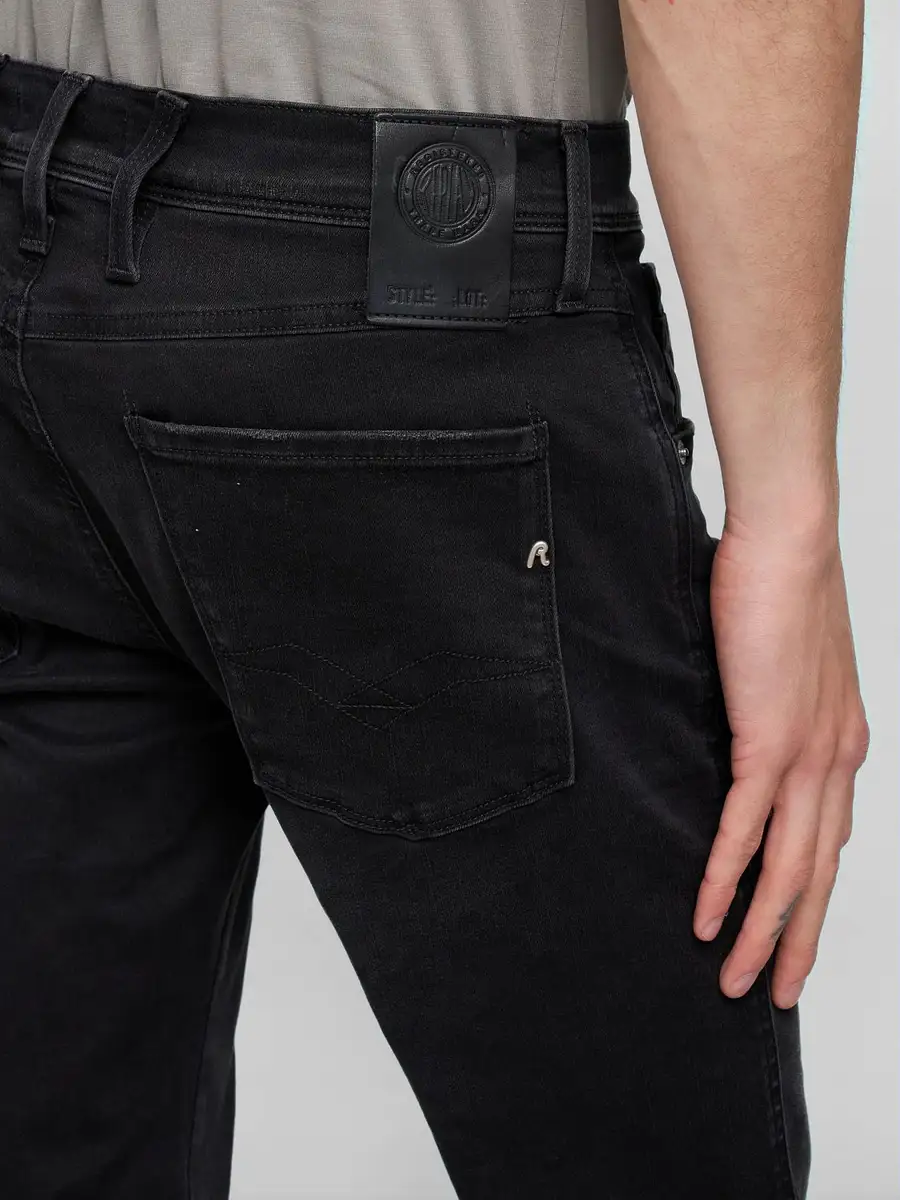 VAQUEROS REPLAY HIPERFLEX SLIM FIT ANBASS BLACK