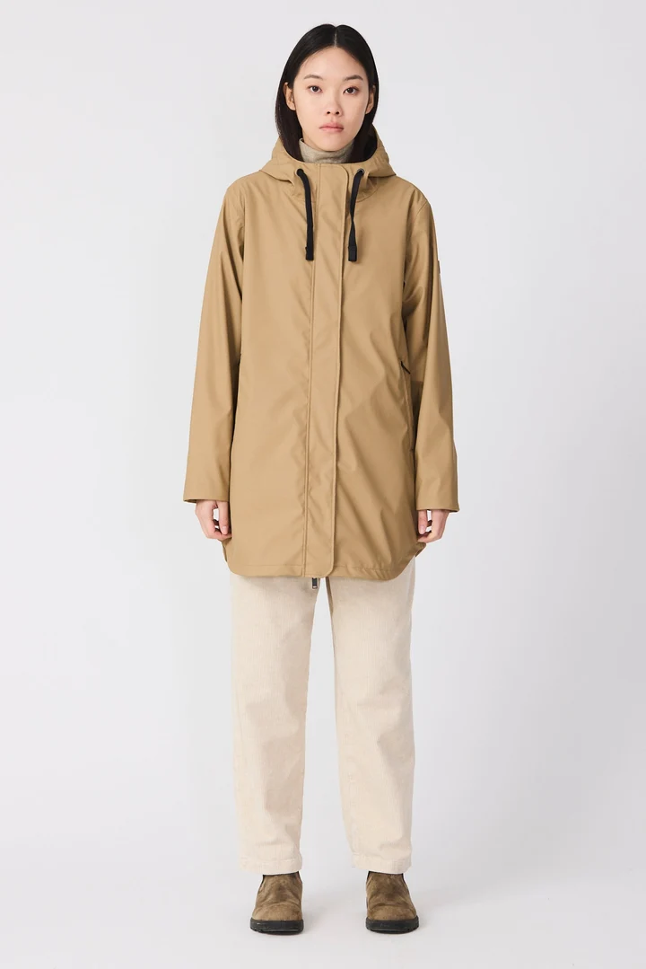  Abrigo  TANTÄ Impermeable de Poliuretano SNOW KELP