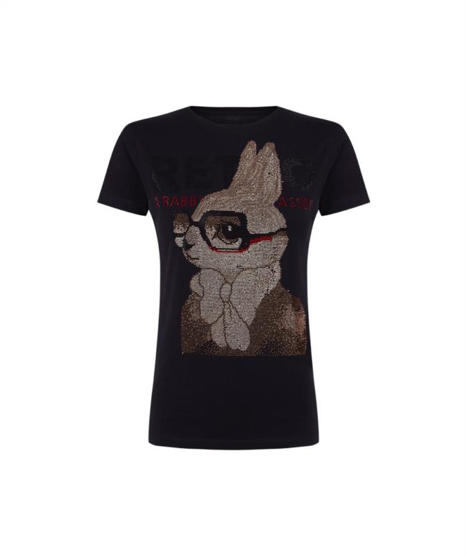 CAMISETA NEGRA RABIT LE CRUEL