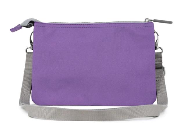 BOLSO ROKA CARNABY CROSSBODY XL  IMPERIAL PURPLE  RECYCLED CANVAS