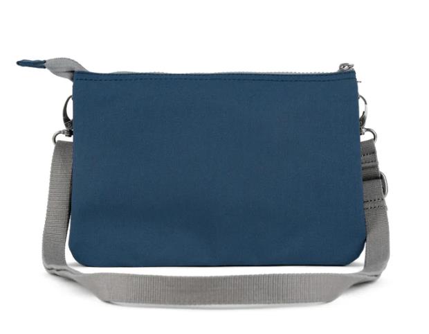 BOLSO ROKA CARNABY CROSSBODY XL DEEP BLUE RECYCLED CANVAS