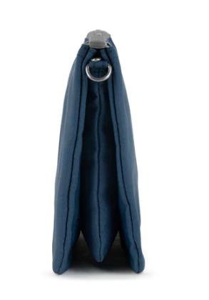 BOLSO ROKA CARNABY CROSSBODY XL DEEP BLUE RECYCLED CANVAS