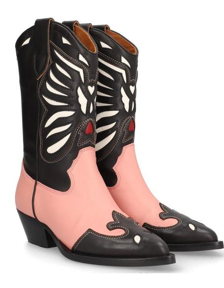 BOTA PARA MUJER ALPE WESTERN NEGRO-ROSA