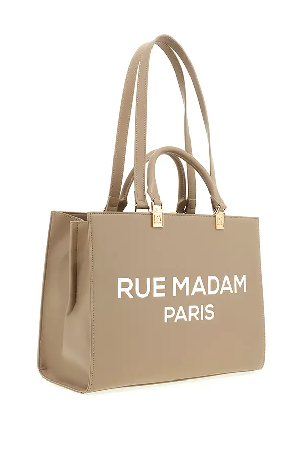 BOLSO ICONIQUE TOTE TAUPE