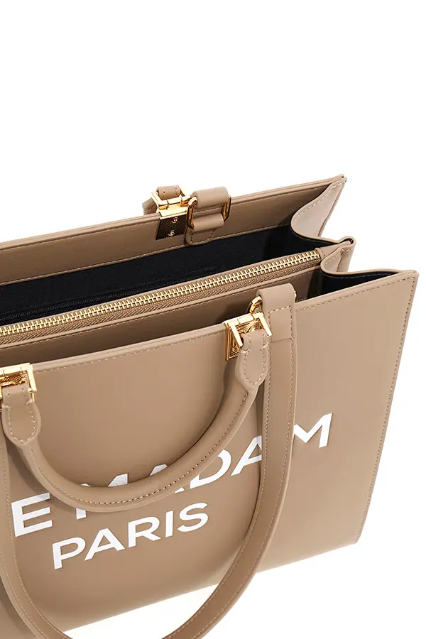 BOLSO ICONIQUE TOTE TAUPE