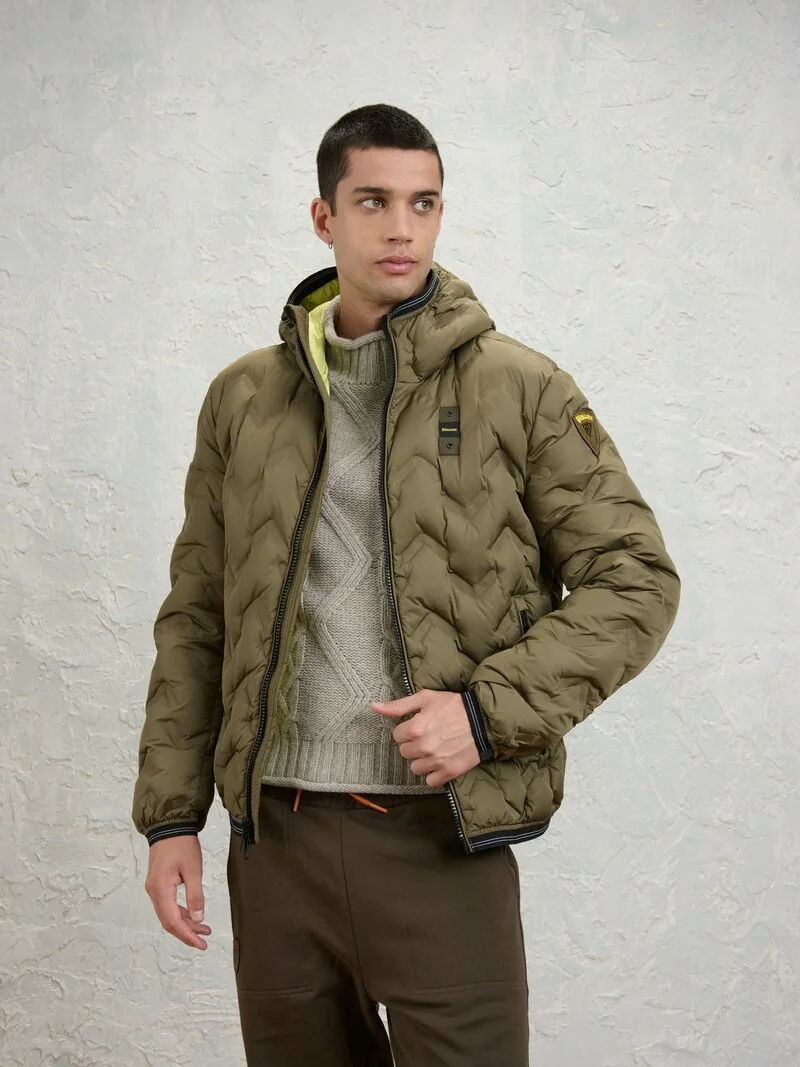 CHAQUETA BLAUER  corta de plumón PIERY GREEN