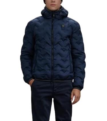 CHAQUETA BLAUER  corta de plumón PIERY AZUL
