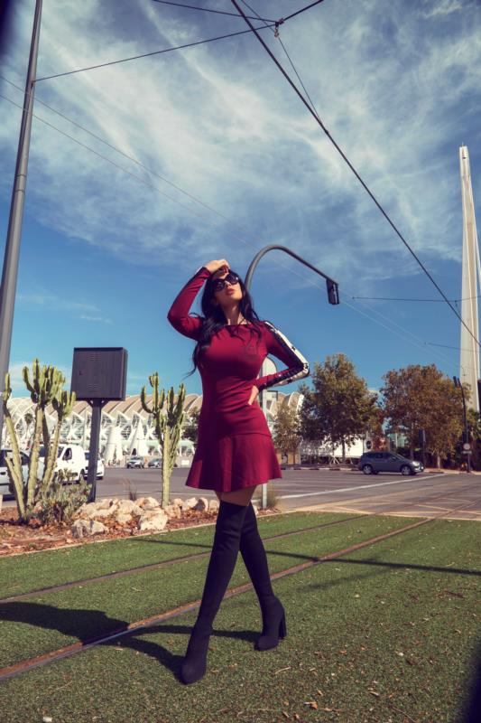 VESTIDO MARGARITA CAMALEÓNICA