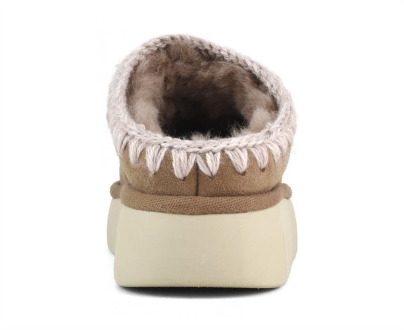 ZUECO MOU BOUNCE CLOG METAL LOGO PINK BROWN