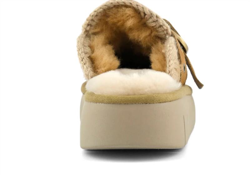 ZUECO MOU BOUNCE CLOG BUCKLE STRAPS TOBACCO