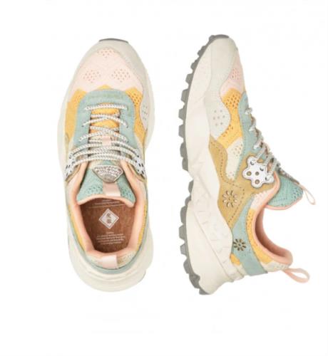 DEPORTIVO PARA MUJER FLOWER MOUNTAIN KOTETSU WOMAN - SUEDE AND FABRIC SNEAKERS - PINK-GREY
