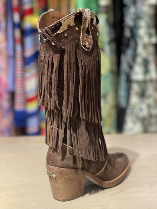 Bota Para Mujer Nemonic Ante Marron