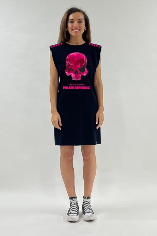 VESTIDO DE MUJER LASAL REPUBLIC NEGRO