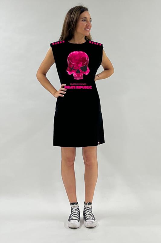 VESTIDO DE MUJER LASAL REPUBLIC NEGRO