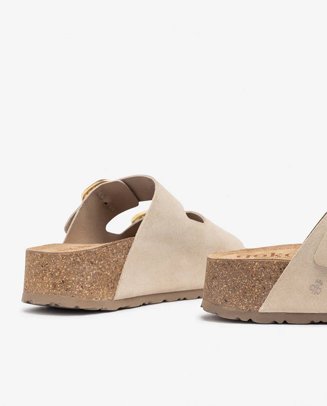 Sandalia de plataforma WIWI-003 BEIG