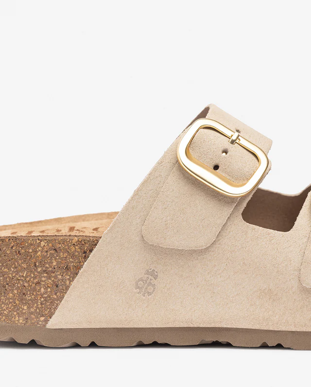 Sandalia de plataforma WIWI-003 BEIG