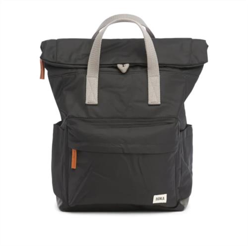 MOCHILA UNISEX MEDIUM ROKA LONDON CANFIELD B SUSTAINABLE BLACK 