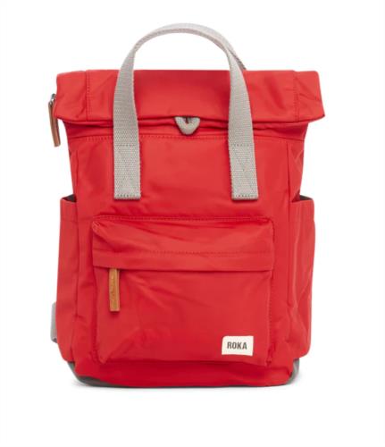 MOCHILA UNISEX MEDIUM ROKA LONDON CANFIELD B SUSTAINABLE CRANBERRY