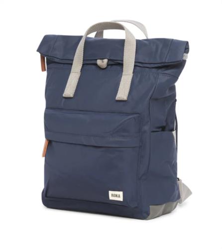 MOCHILA UNISEX MEDIUM ROKA LONDON CANFIELD B SUSTAINABLE MIDNIGHT