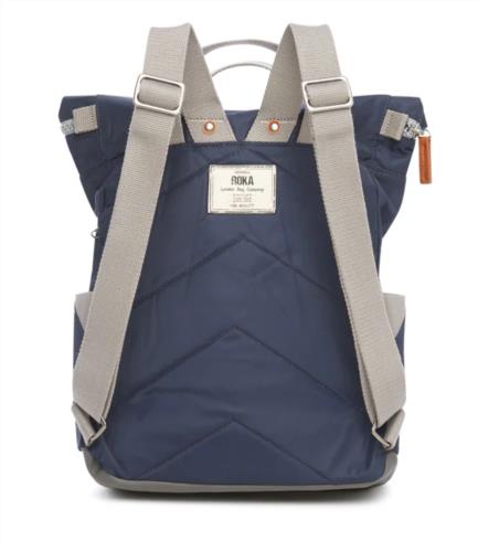 MOCHILA UNISEX MEDIUM ROKA LONDON CANFIELD B SUSTAINABLE MIDNIGHT