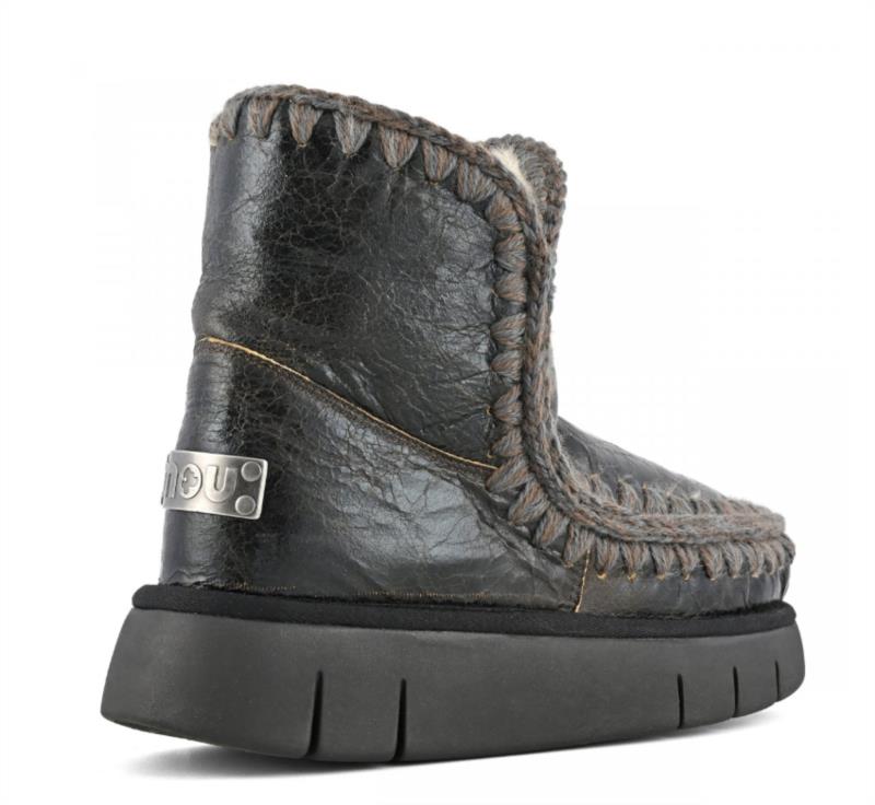 BOTA PARA MUJER MOU ESKIMO 18 BOUNCE SHINY DARK BROWN