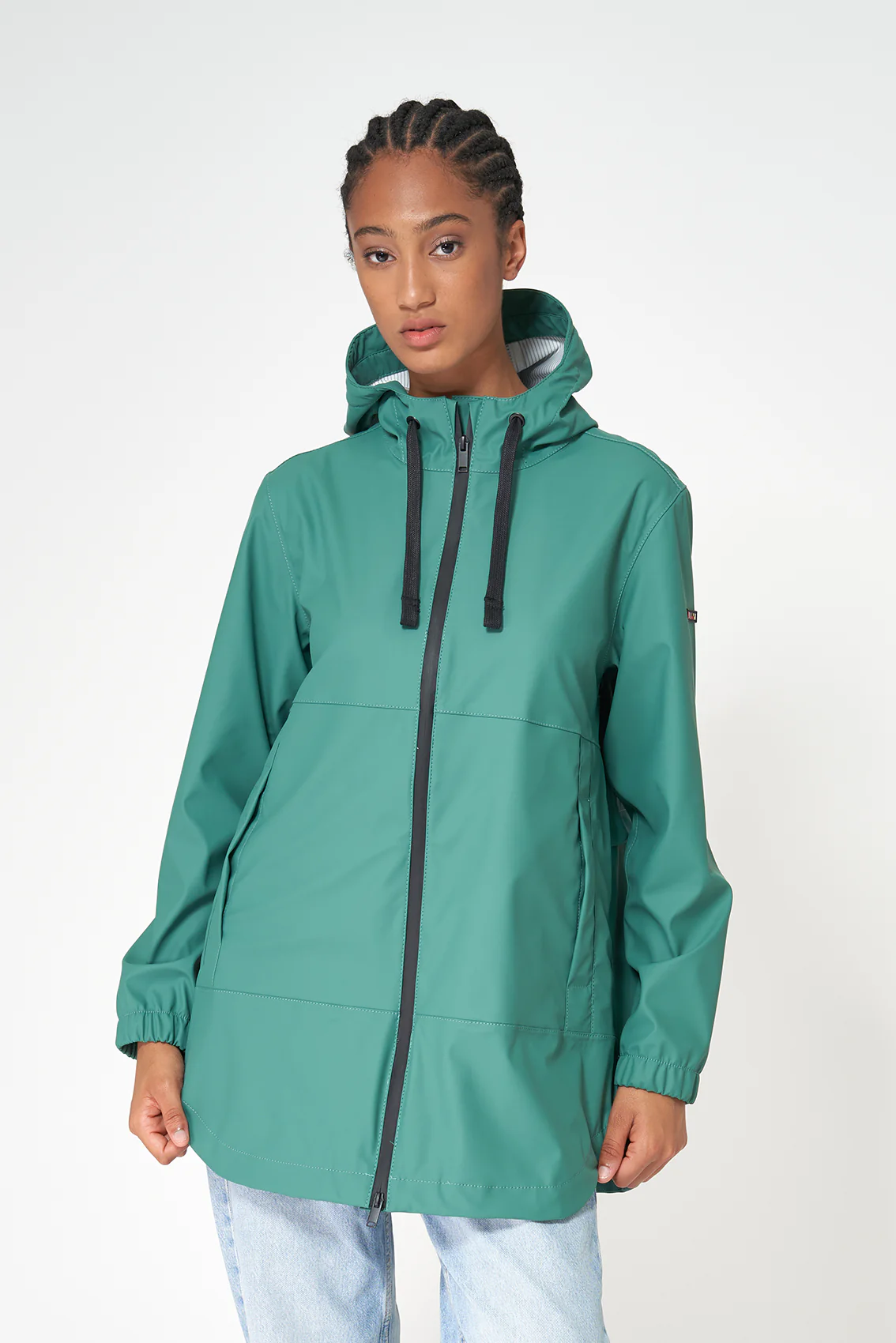 Chubasquero 100% impermeable ligero Verde