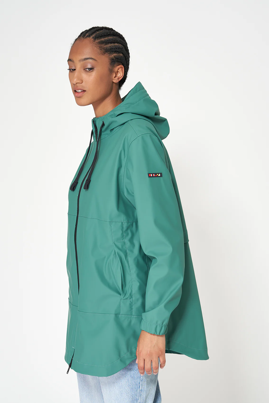 Chubasquero 100% impermeable ligero Verde
