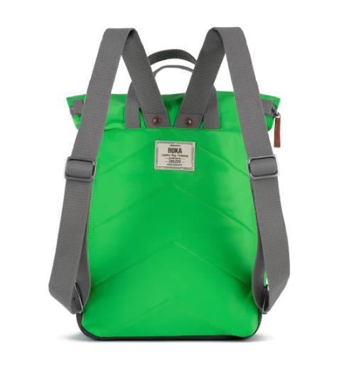 MOCHILA UNISEX ROKA LONDON BANTRY B SUSTAINABLE KELLY GREEN