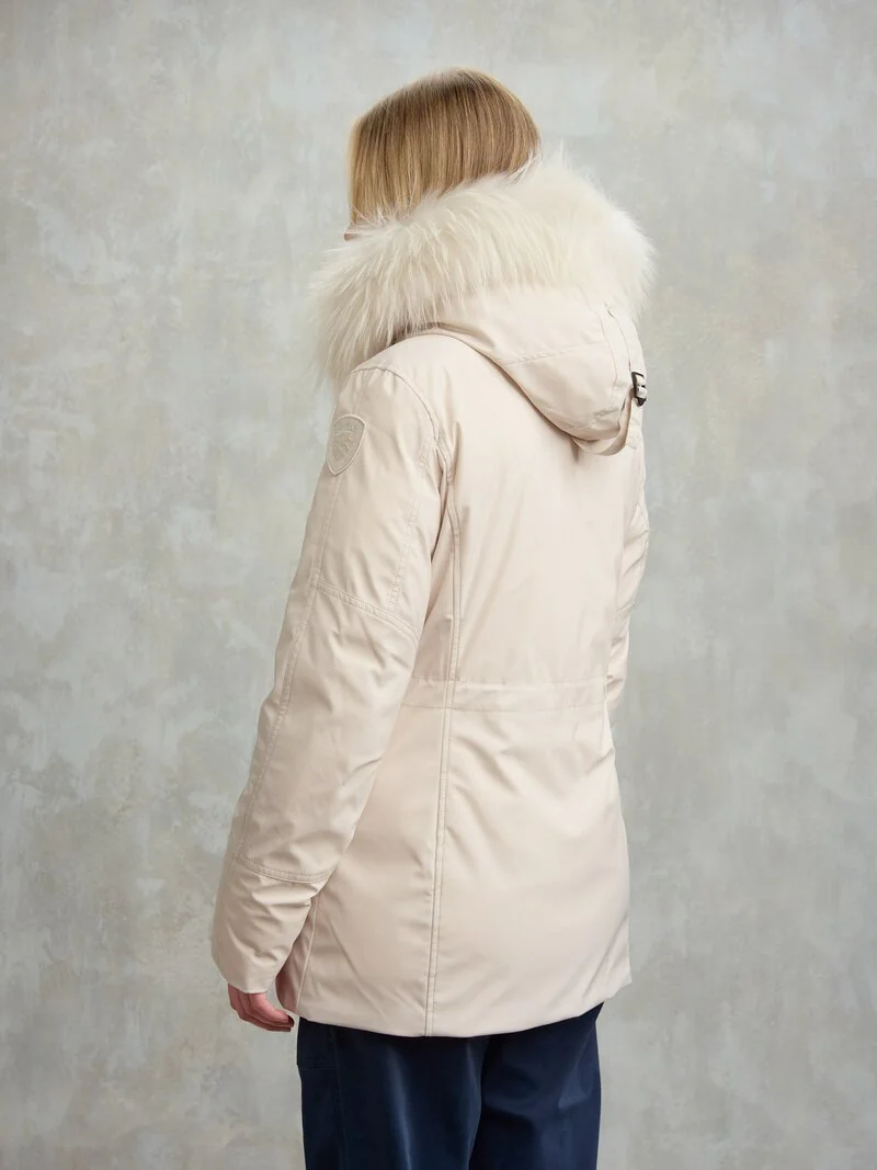 PARKA BLAUER ACOLCHADA IRMA MARFIL