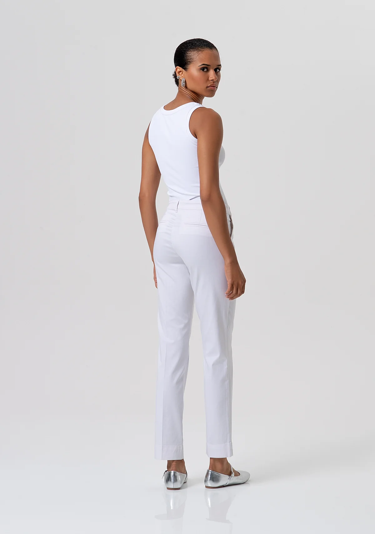 Pantalon FRACOMINA Chinos Pant White