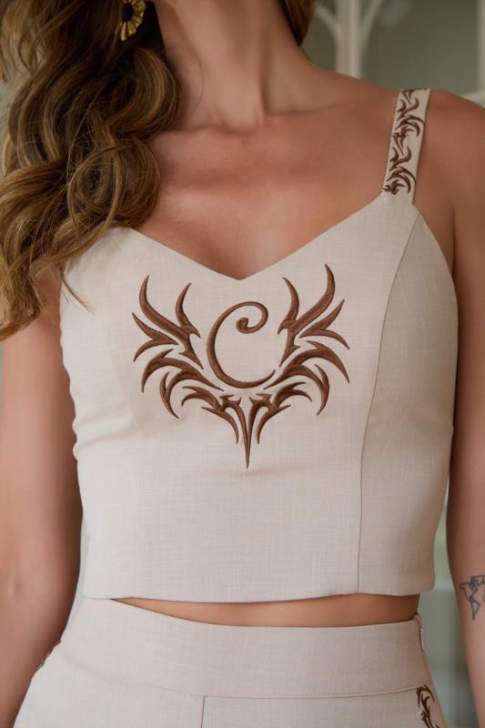 TOP JILGUERO CAMALEÓNICA