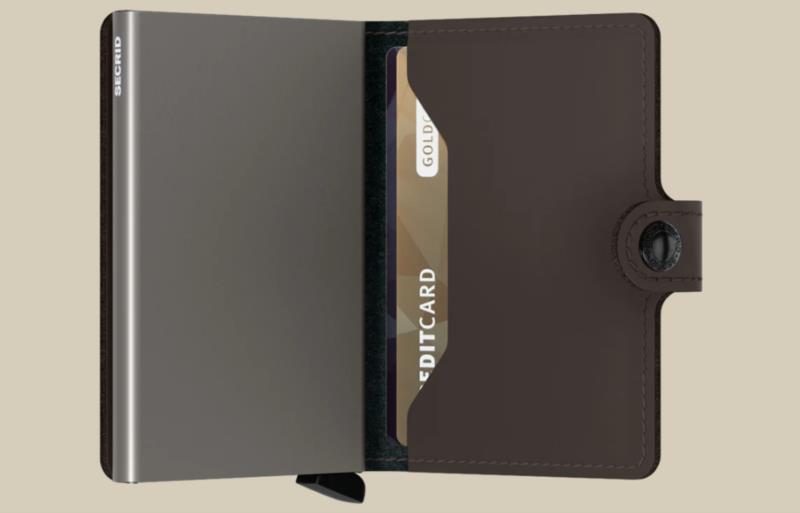 CARDPROTECTOR SECRID MINIWALLET MATTE TRUFFLE