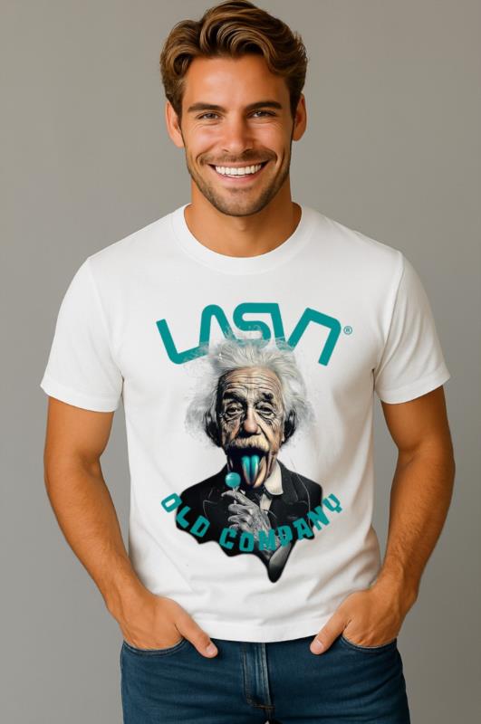 Camiseta de hombre LaSaL OLD EINS Blanco