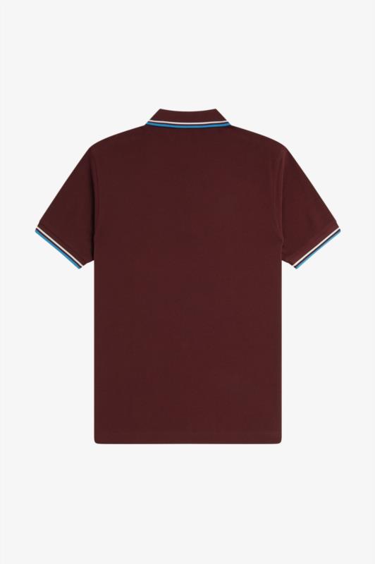 POLO FRED PERRY BURDEOS