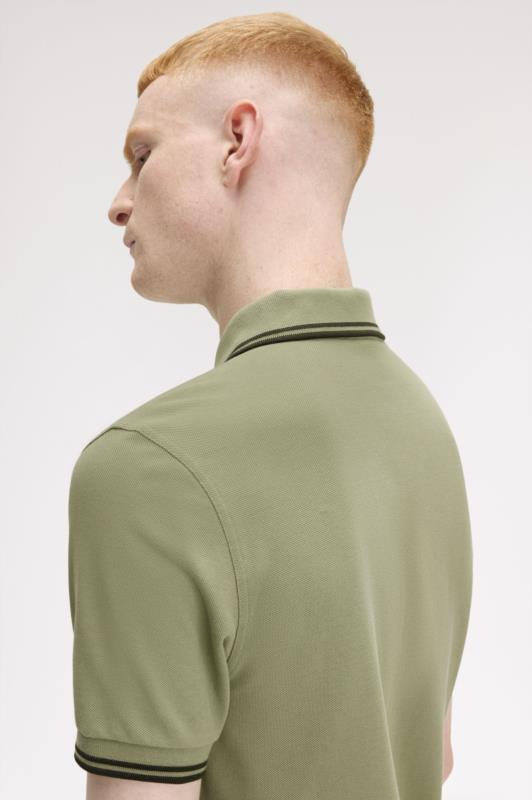 POLO FRED PERRY MENTA OLIVA